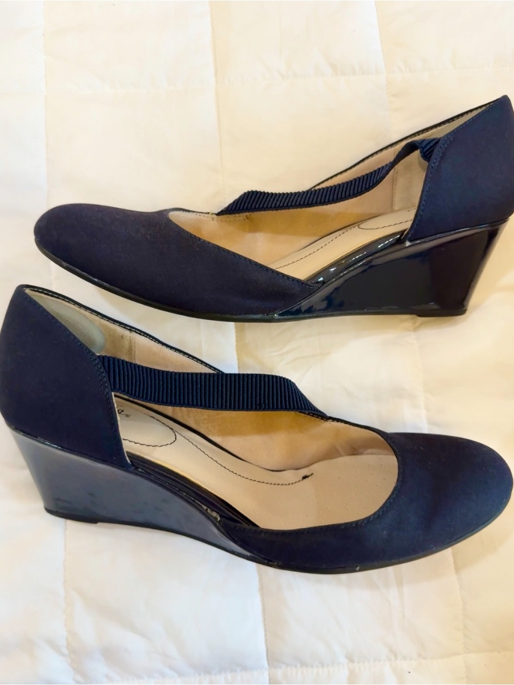 LifeStride Suki Pump Heel Navy Size 9.5